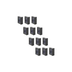 Pack 12 Foco Luz Aplique Solar Led Pared Exterior Luz Calida