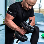 Set 2 Discos Preolímpico Para Pesas 15kg C/u Pvc Boomfit