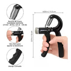 Set Hand Grip Ejercitador Manos Y Antebrazo Fitnics 10-60 Kg