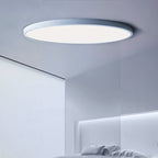 3 Foco Plafon Led Redondo Sobrepuesto 24w Luz Fria Niquel