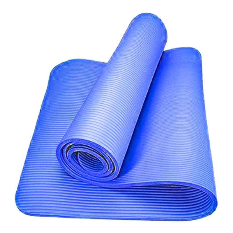 Mat Yoga 10 Mm Alfombra Resistente Gruesa Varios Colores