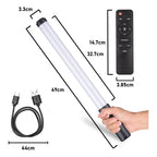 Tubo Barra Luz Led Rgb Fotografia Con Tripode 2.10cm Control