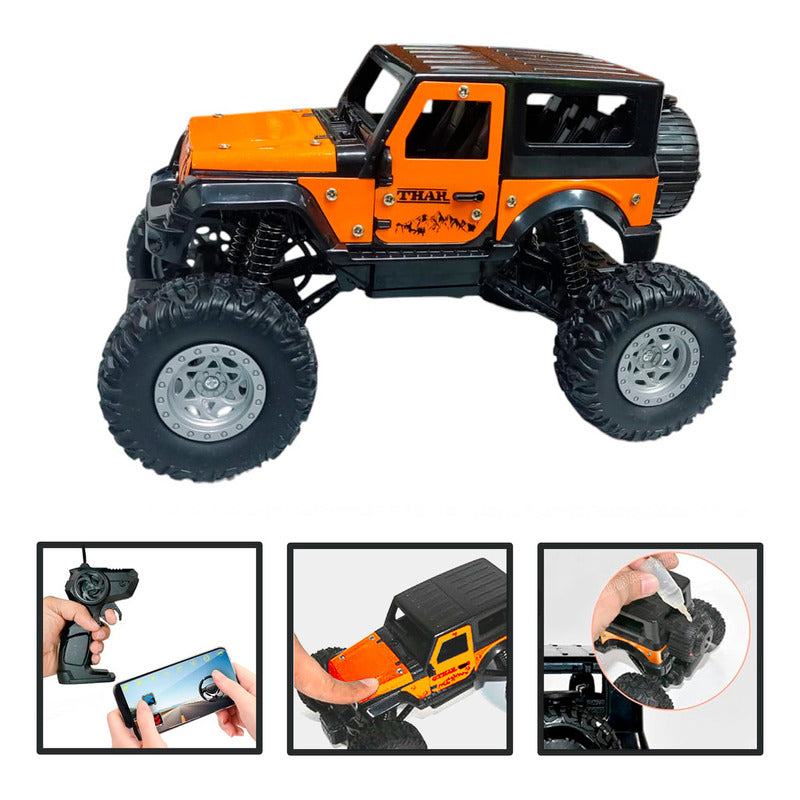 Auto Control Remoto Jeep Cross Country 2.4ghz Humo Y Luces