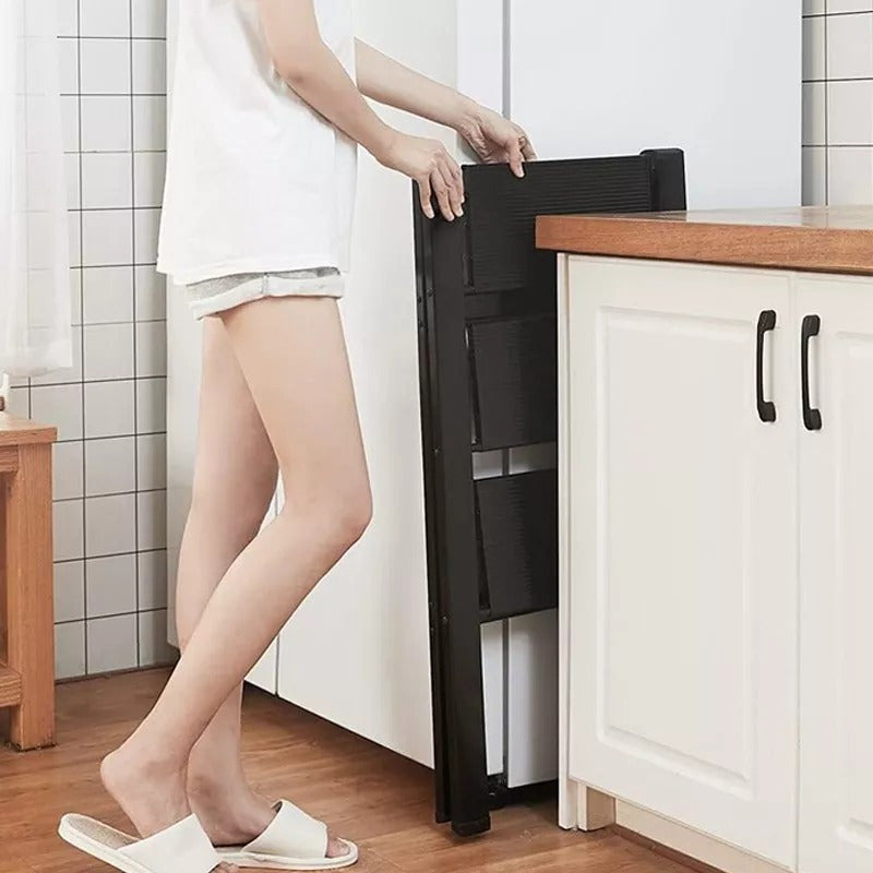 Escalera Taburete Carbono 4 Escalones Ultra Resistente 1.1mt