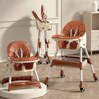 Silla De Bebé Comer Portátil Con Ruedas Kinder