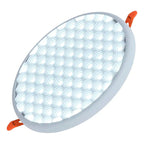 Foco Led Embutido Redondo Panel Luz Fría Blanco Abeja 9w