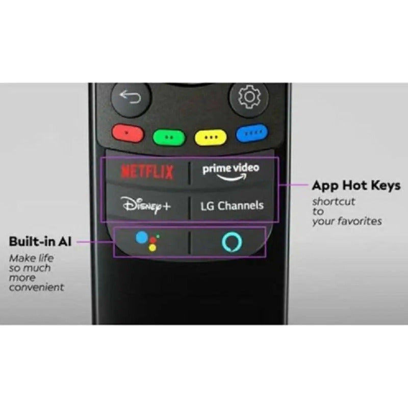 Control Remoto Magic Para LG Con Mando Voz Smart Tv Mr21gc