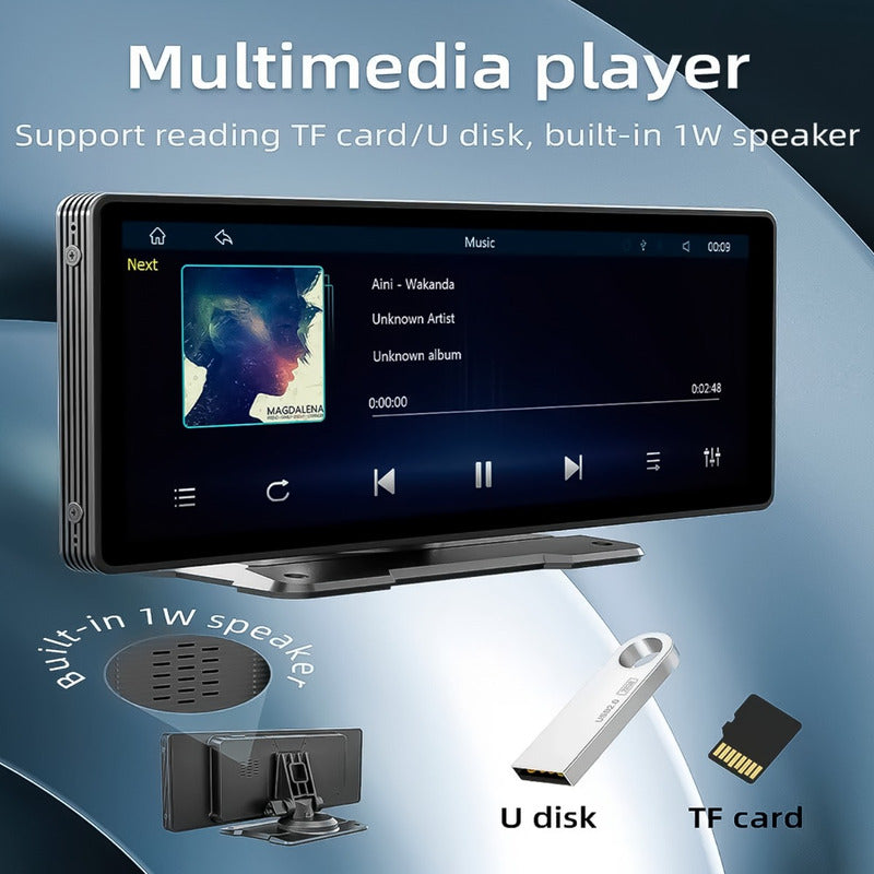 Pantalla Auto Radio Gps 10 Pulgadas Android Car Y Apple carplay