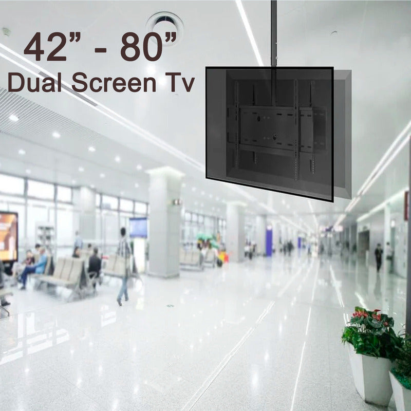 Soporte De Techo Para Tv Doble 42 A 80 Pulgadas Dual