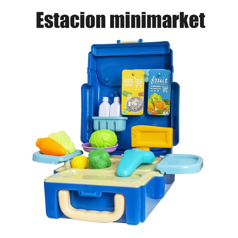 Mochila De Actividades De Juguete Set Minimarket 1 De 4 Niño