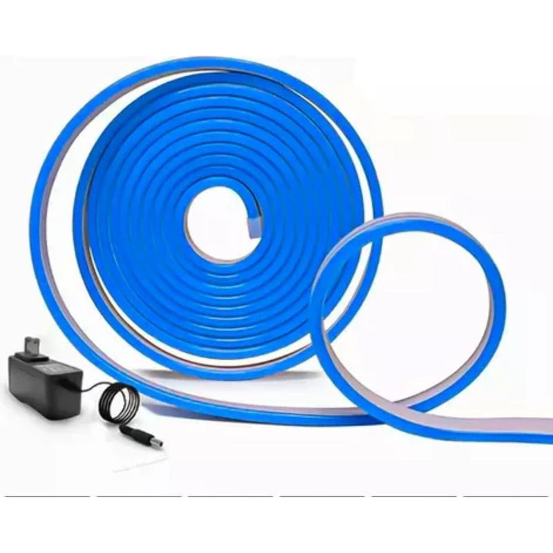 Cinta Led Tira Neon Flex De 5 Metros Luz 12v