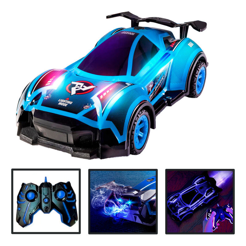Auto Control Remoto Racing 5 Modos Luces Humo 2.4gz