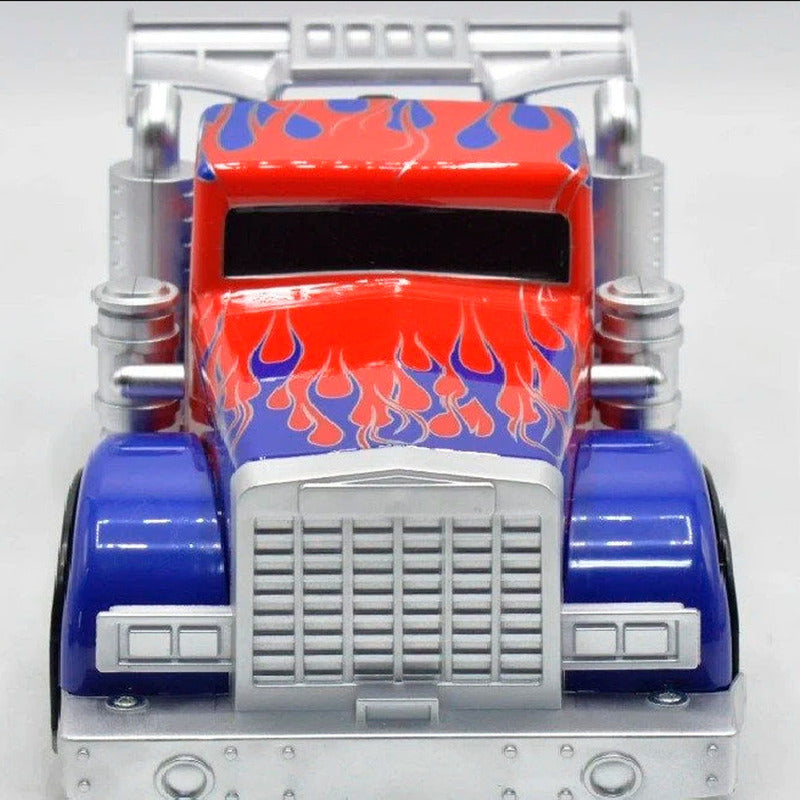 Auto A Control Remoto Camion Lanza Humo Power Optimus