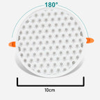Foco Led Embutido Redondo Panel Luz Fría Blanco Abeja 9w