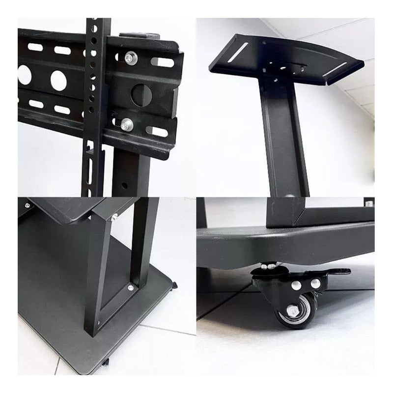 Soporte Tv Grande 60 A 100 Pulgadas Movil Ruedas Pedestal