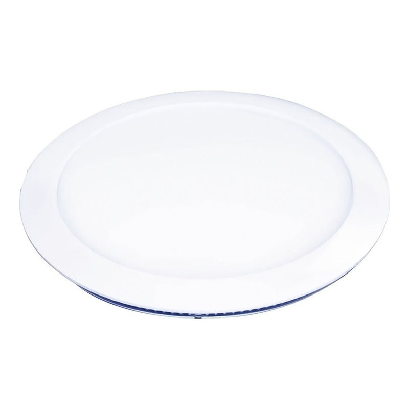 Foco Panel Plafon Led Embutido Redondo 18w Luz Blanca Calida