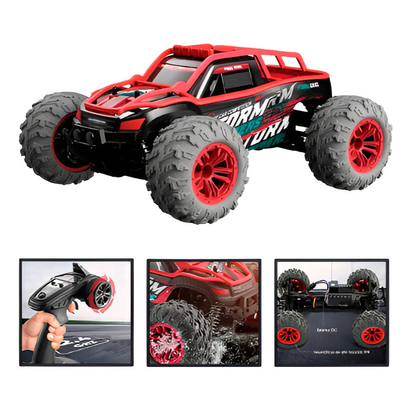 Auto A Control 4x4 Todo Terreno Rider Storm Profesional Escala 1:14