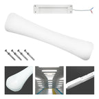 Tubo Led Foco 18w Base Techo Pared Luz Fria Curvo 40cm