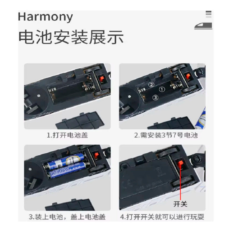 Tren Electrico Simulación Música Y Efectos Escala