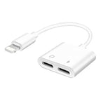 Adaptador Audio Y Carga Lightning Compatible Con iPhone