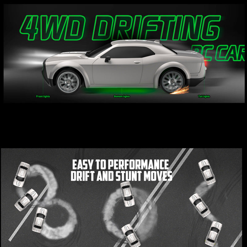 Auto A Control Remoto Dodge Speed Drift Derrape 2.4ghz