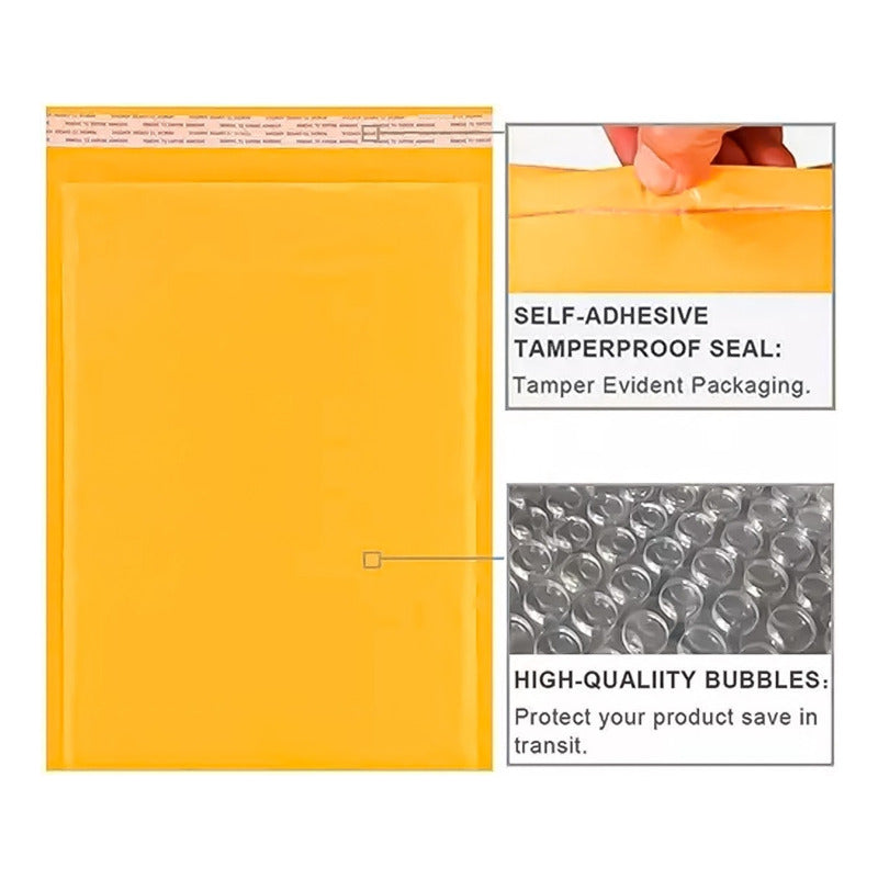 Pack 50 Sobres Acolchados Burbujas 24x36 impermeable Adhesivo