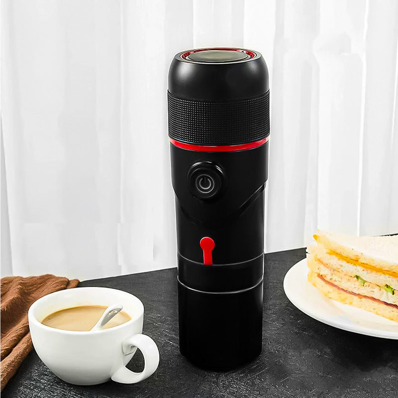 Cafetera Portatil 3 En 1 Capsulas Café Molido Usb Auto