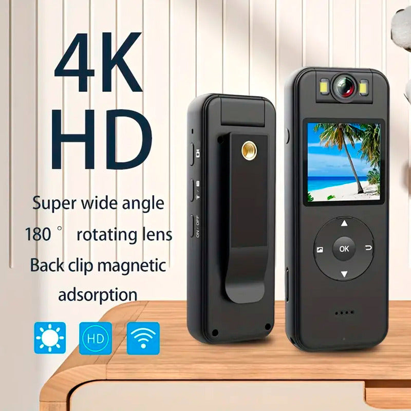 Mini Cámara Deportiva 4k Hdr Con Wifi Para Sendero y Conducción