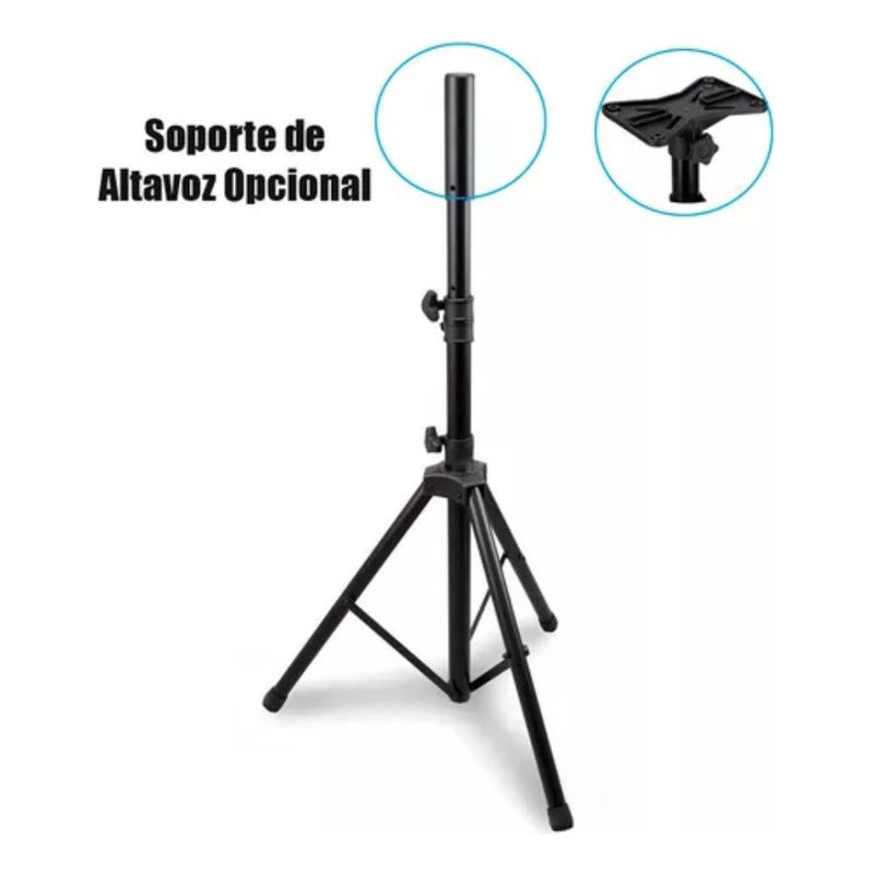 Atril Para Parlante Tripode Soporte Metalico Regulable 180cm
