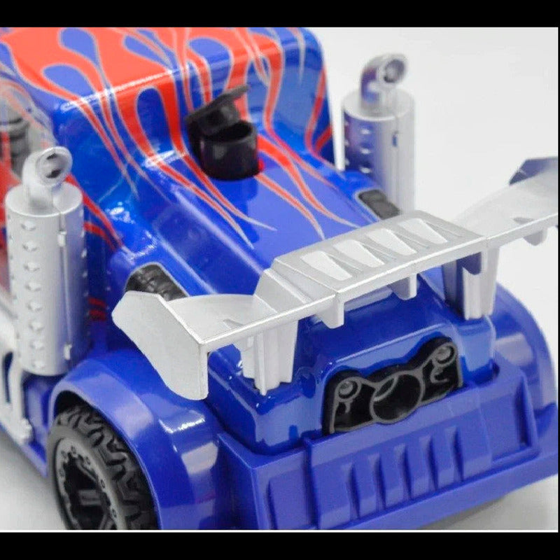 Auto A Control Remoto Camion Lanza Humo Power Optimus