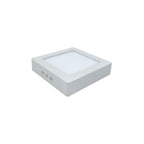 Pack 4 Foco Panel Plafon Sobrepuesto Cuadrado 18w Luz Fria