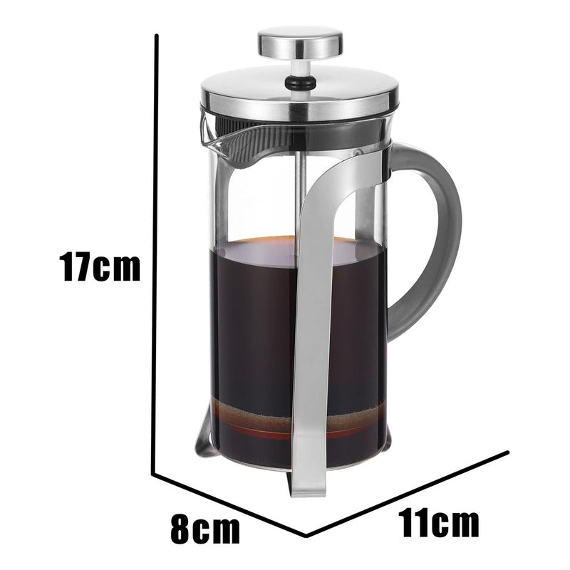 Prensa Francesa De Lujo Cromado Cafetera 350ml Coffee