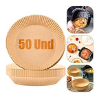 50 Forros Airfryer Papel Antiadherente Freidoras Desechable