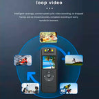 Mini Cámara Deportiva 4k Hdr Con Wifi Para Sendero y Conducción