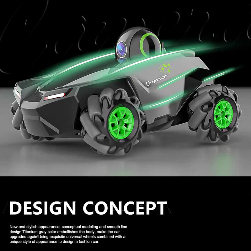 Auto Explorador Con Camara A Control Remoto Hd 4x4 360° Wifi