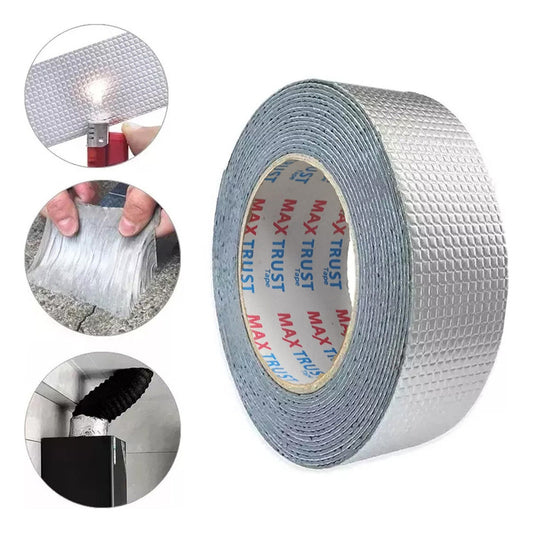 Cinta Sellador Techo Butilo Gotera Impermeable 50mm X 5mts