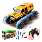 Carro Anfibio A Control Remoto Swat 8x8 2.4ghz Todo Terreno