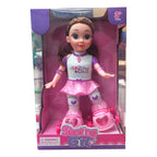 Juguete De Simulacion Muñeca Patinadora Electrica Con Luces