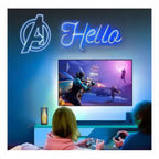 Cinta Led Rgb Flex De Neon 12v Con Luces Multicolor De 5m