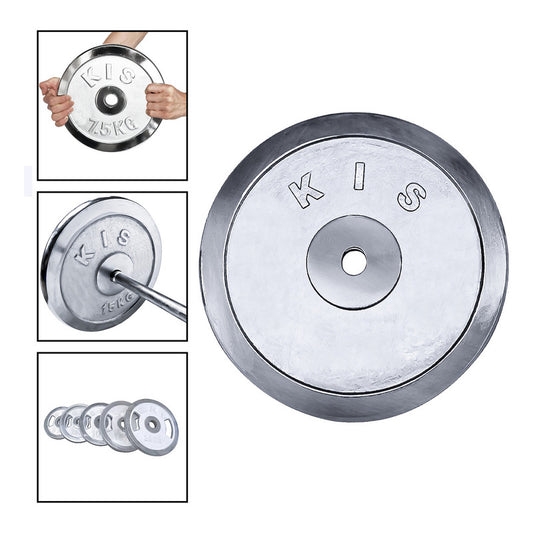 Disco Preolímpico 2.5 Kg Cromo Pesas Profesional Mancuernas