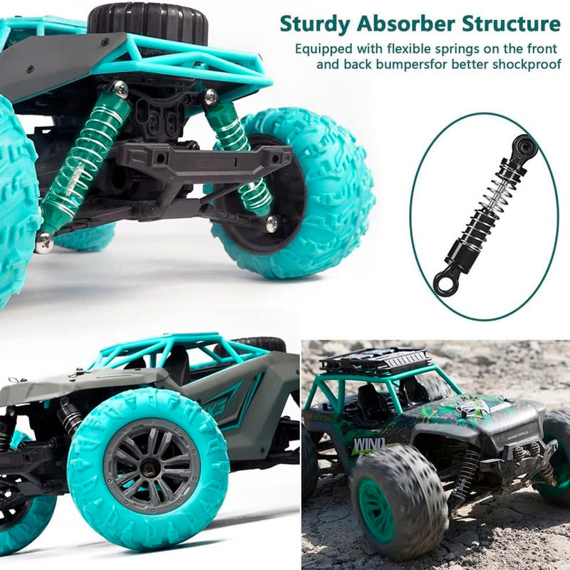 Auto A Control Remoto 36km 4x4 Todo Terreno Gx3 Profesional Rider