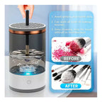 Limpiador Brochas Maquillaje Electrico Cosmetico Pincel Usb