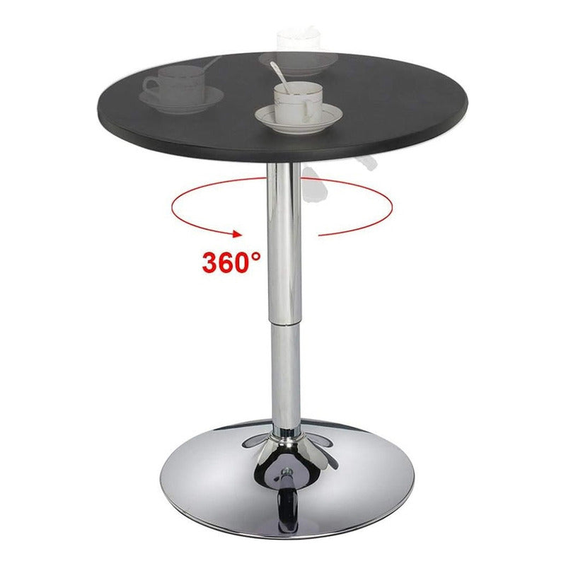 Mesa Bar Altura Ajustable 60x93cm Diámetro Terraza Comedor