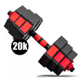 Set Mancuernas Pesas Ajustables 20kg Fitness Hexagonal