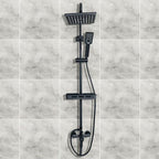 Columna Ducha Rectangular Con Monomando Y Ducha Telefono