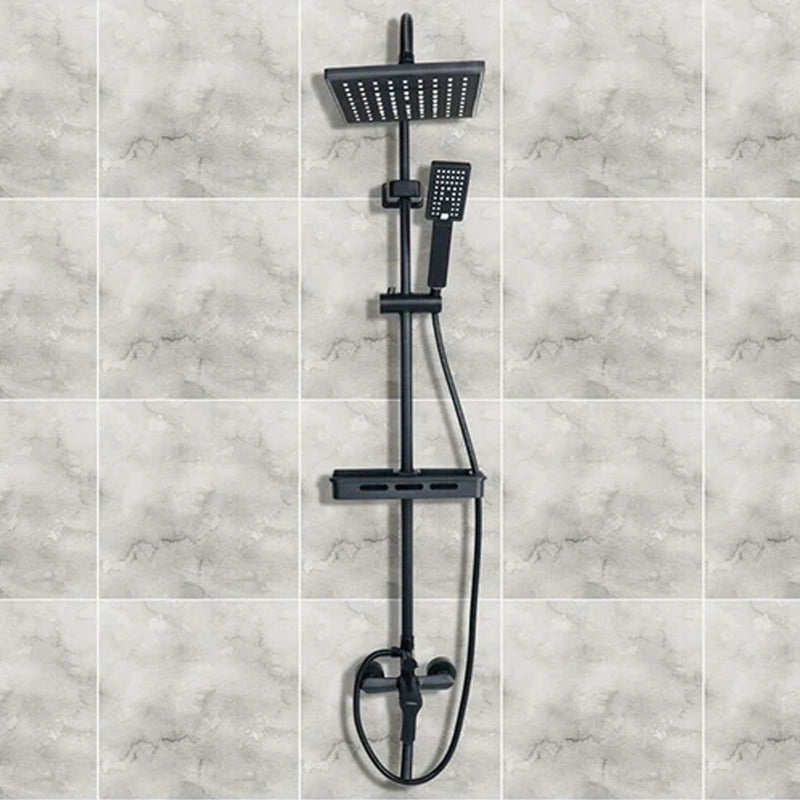 Columna Ducha Rectangular Con Monomando Y Ducha Telefono