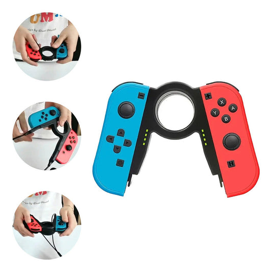 Soporte Handgrip Cargador Joycon Agarre Game Pad Nintendo Switch