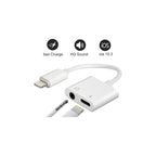 Adaptador Iphone A Aux Y Lightning Compatible Con iPhone