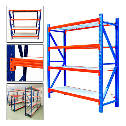Estante Metálico Rack 200x200x60cm Sin Pernos 800kg
