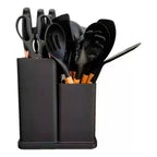 Set 19 Utensilios De Cocina Antiadherente Silicona Madera